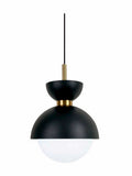 Led Black Metal Pendant Light for Bedside Dining Hanging Light