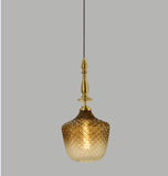 Champagne Glass Pendant Light for Bedside Hanging Light
