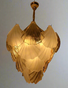 600 MM Crystal Gold LED Chandelier Light for Living Room Round Dining Room - Warm White