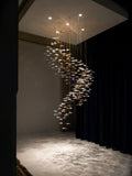 Shell DOUBLE HEIGHT STAIR CHANDELIER