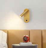 Flexible 6W Antique Gold Led Wall Light Sconce for Bedroom Reading Bedside- Warm White - Ashish Electrical India