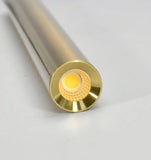 600MM led 1 Light Modern LED Brass Gold Cylinder Pendant Light - Warm White - Ashish Electrical India