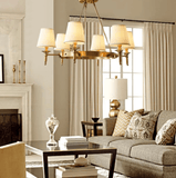6 Light Electroplated Metal Gold Amber Shade Chandelier Light - Warm White - Ashish Electrical India