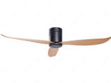 52 INCH HUGGER WIND LEAF CEILING FAN REMOTE CONTROLLED - Natural WOOD