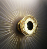 Led Golden Metal Wall Light Ceiling Light for Effect Lighting - Warm White