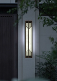 600MM Led Modern Black Outdoor Wall Light - Warm White