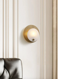 LED 250MM Marble Gold Mesh Wall Light Living Dining Bedside Light