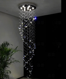 Butterfly Crystal Double Height Chandelier