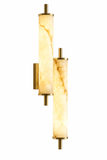 2 LED  Gold Faux Stone Modern Wall Light Living Dining Wall Light