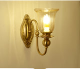 Vintage Brass Gold Metal Wall Light for Living Room Drawing Room Bedroom