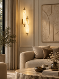 2 LED  Gold Faux Stone Modern Wall Light Living Dining Wall Light
