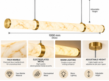 1000MM Faux Marble LED Light Chandelier Lighting Lamp