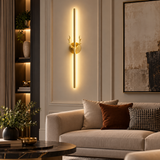 600MM Modern Gold Long Gold Deer LED Wall Lamp - Warm White