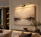 600MM Black Gold Modern Led Bathroom Vanity Picture Mirror Wall Lamp - 3 Color in 1