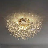 500 MM Surface Modern Beads Chandelier for Low Height Ceiling