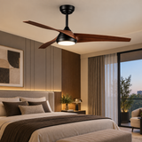 52 Inch 3 Blade Wind lamp ceiling fan remote Controlled