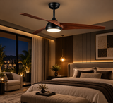 52 Inch 3 Blade Wind lamp ceiling fan remote Controlled