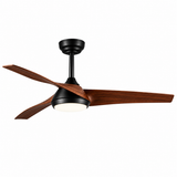 52 Inch 3 Blade Wind lamp ceiling fan remote Controlled