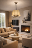 500 MM Italian With Gold  Chandelier for Living Dining Room Light- Warm White