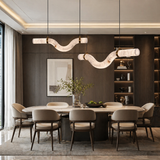 1200MM Faux Marble LED Light Chandelier Lighting