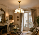 500 MM Vintage Brass Chandelier