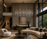 1350MM Crystal LED Light Chandelier Lamp