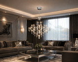 800MM Crystal LED Light Chandelier Lamp