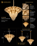 800MM Crystal Chandelier Lamp