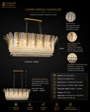 1250MM Crystal Chandelier Lamp