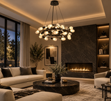 27 Lights Chandelier Glass Pendant Ceiling Light Fixture