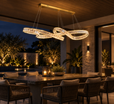 1200MM Crystal LED Light Chandelier Lighting Lamp