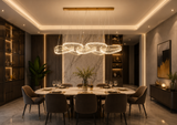 1500MM LONG CRYSTAL CHANDELIER LIGHT