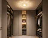 250MM Led Gold Acrylic Ceiling Light for Home and Office Use - Warm White (Round) Pack of 1