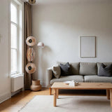 3 Led Disc Gold Modern Pendant Light for Bedside Dining Hanging Light