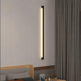 1000 MM LED Black Metal Long Wall Light - Warm White