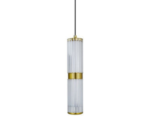 led Gold Dual Acrylic Gold Pendant Light for Bedside Hanging