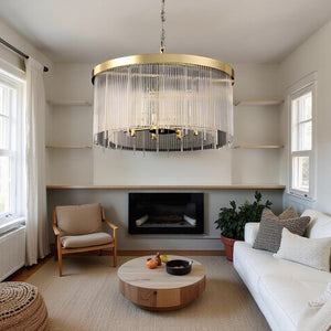 600 MM Crystal Gold LED Chandelier for Living Dining Room Light- Warm White (Copy)