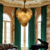 600 MM Crystal Gold LED Chandelier Light for Living Room Round Dining Room - Warm White