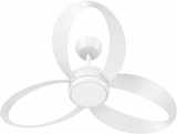 42 Inch Wind lamp ceiling fan remote Controlled - White