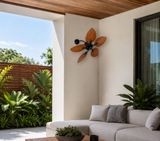 PALM WOOD FINNISH WALL FAN