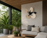LIGHT WOOD FINNISH WALL FAN  WITH NATURAL WOODEN BLADE