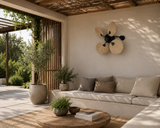 LIGHT WOOD FINNISH WALL FAN  WITH NATURAL WOODEN BLADE