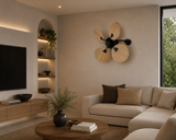 LIGHT WOOD FINNISH WALL FAN  WITH NATURAL WOODEN BLADE