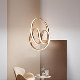 led Gold 200 MM Pendant Ceiling Lamp Light - Warm White