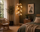 Gold Meta Ceramic Floor lamp Living Room Standing lamp