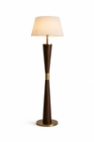 Wooden Floor lamp with Shade Living Room Standing lamp