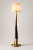 Wooden Floor lamp with Shade Living Room Standing lamp