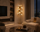 Gold Meta Ceramic Floor lamp Living Room Standing lamp