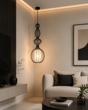 Black Metal Pendant Hanging for Living Room Outdoor Light