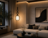 Black Metal Pendant Hanging for Living Room Outdoor Light